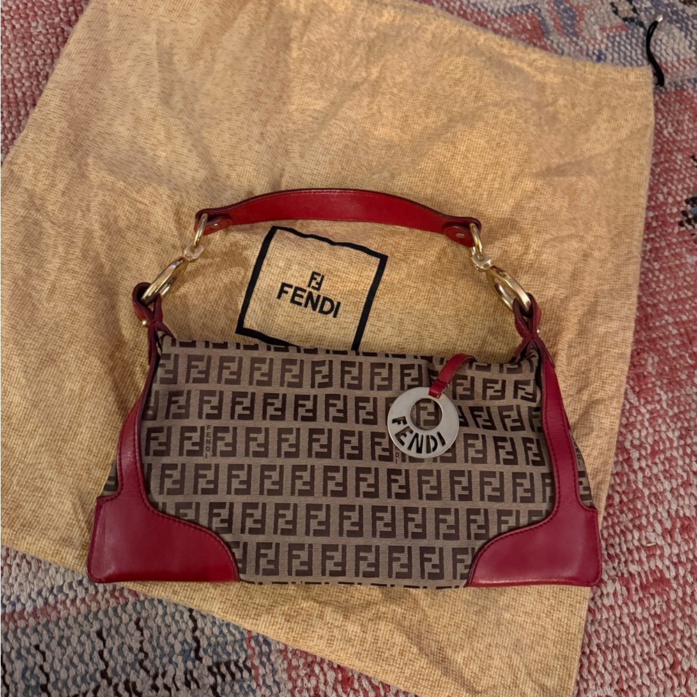 FENDI Zucchino Cuoio Chef Pochette